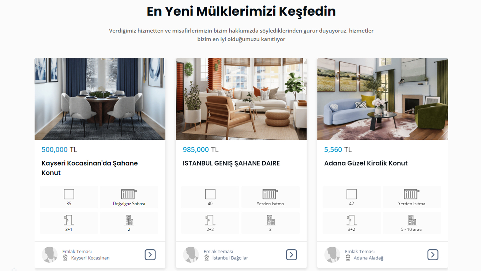 Emlak Web Sitesi