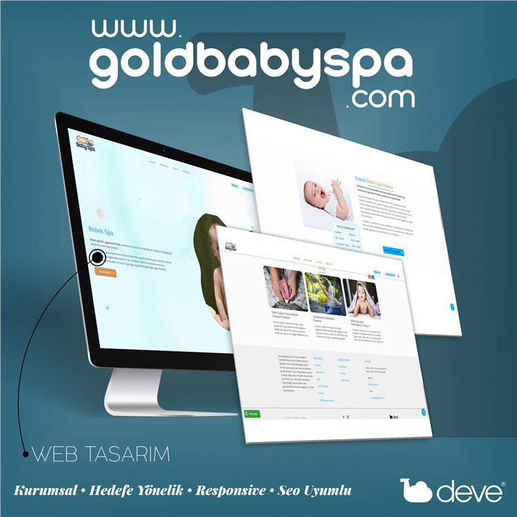 Bebek Spa Sektörü Web Tasarım Bebek Spa Sektörü Web Tasarım